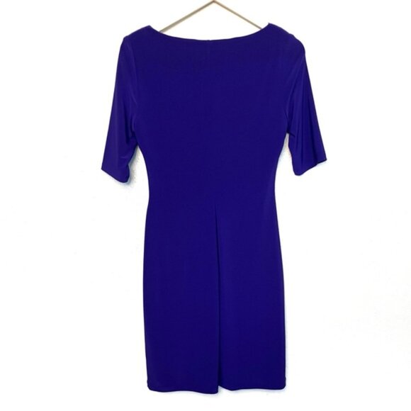 Lauren Ralph Lauren Purple Carleton Sheath Dress - Picture 5 of 8